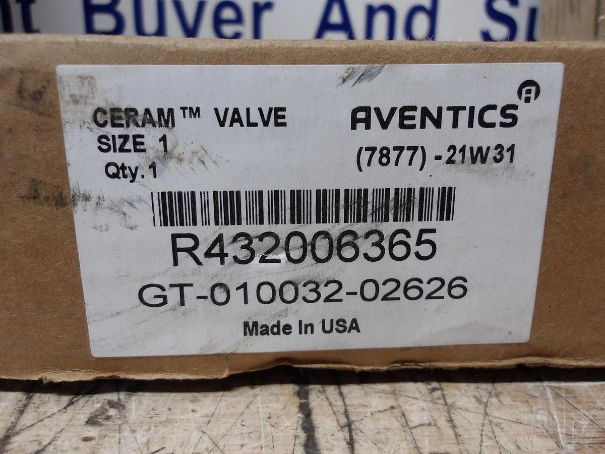 AVENTICS R432006365 PNEUMATIC SOLENOID DIRECTIONAL VALVE, #56952G NIB
