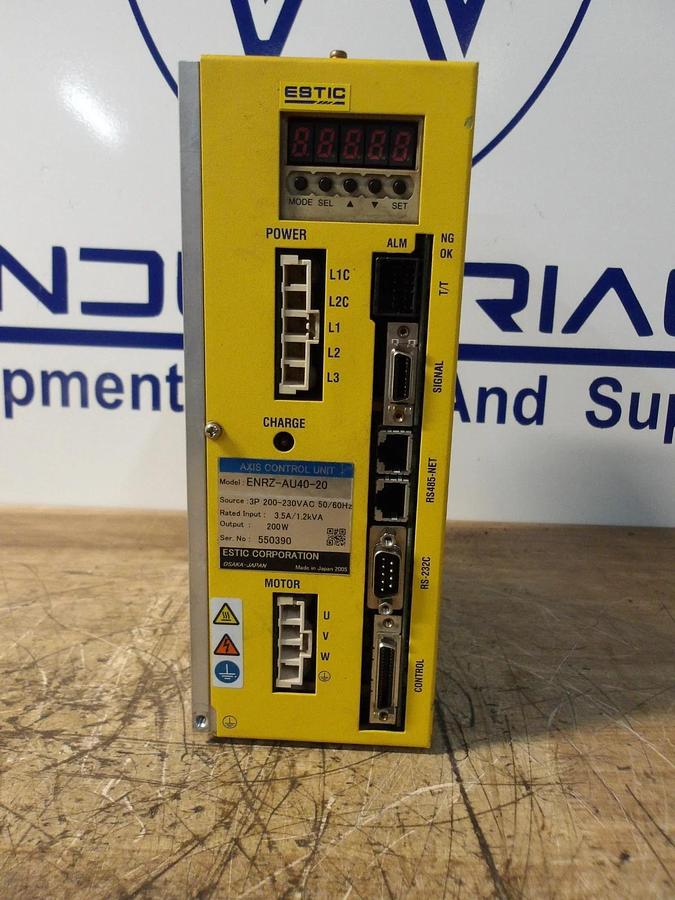 Used ESTIC ENRZ-AU40-20 AXIS CONTROL UNIT, #1217 USED