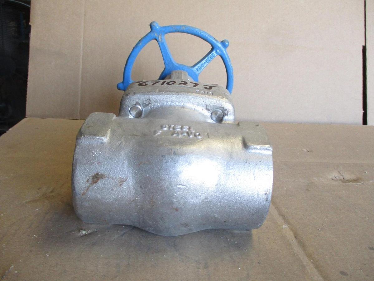 Used VELAN 2" STAINLESS GATE VALVE, #671027J NEW
