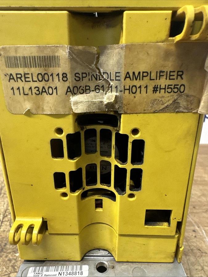 Used Fanuc Spindle Amplifier AO6B-6111-H011, Used Take Out! #1216942P