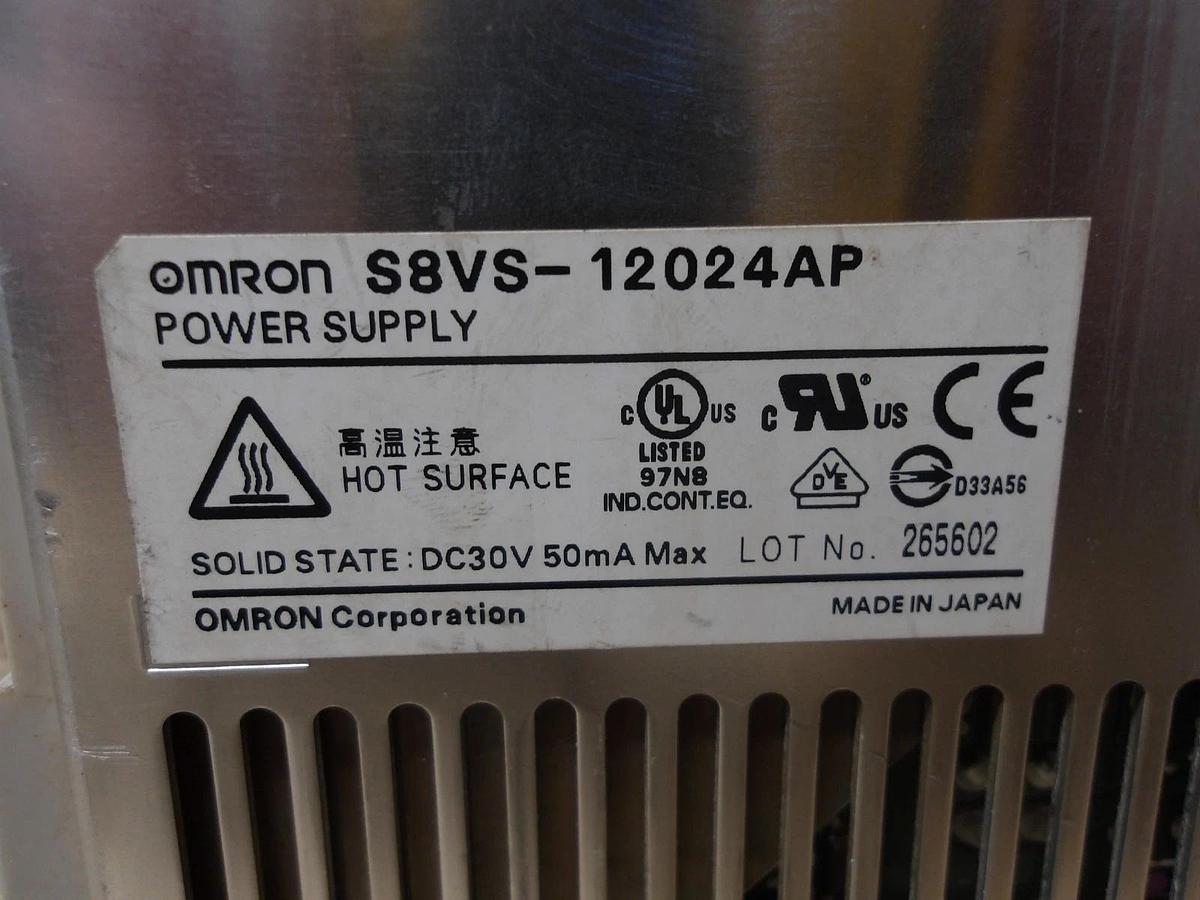 Used OMRON S8VS-12024AP POWER SUPPLY, #22104G USED