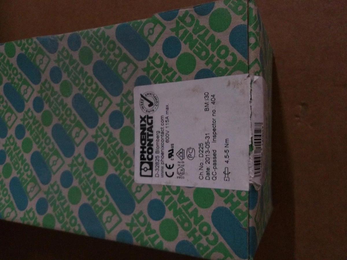 PHOENIX CONTACTS D-32825 TERMINAL BLOCK (25 PER BOX) #116850G NIB