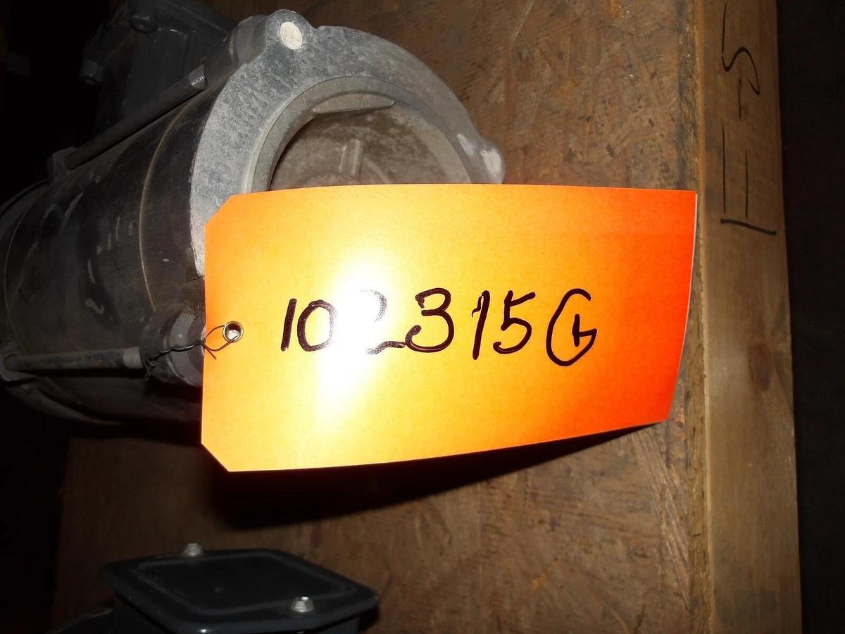 Used BALDOR 1/2 HP MOTOR, FR 56C, 208-230/460 V, 3450 RPM, #102315G NEW (WEATHERED)