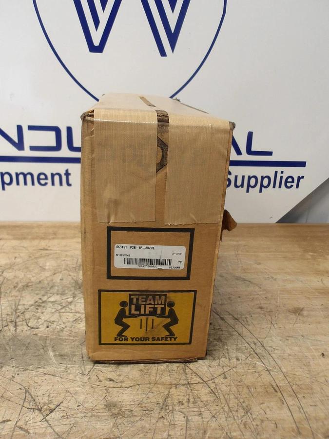 DODGE P2B-1P-307RE PILLOW BLOCK BEARING 3-7/16" BORE, #729228G NIB