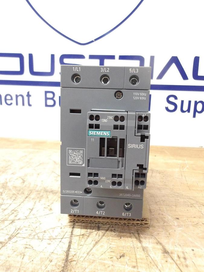 Used SIEMENS SIRIUS 80 AMP CONTACTOR 115-230-460-575 V, #781008G NEW