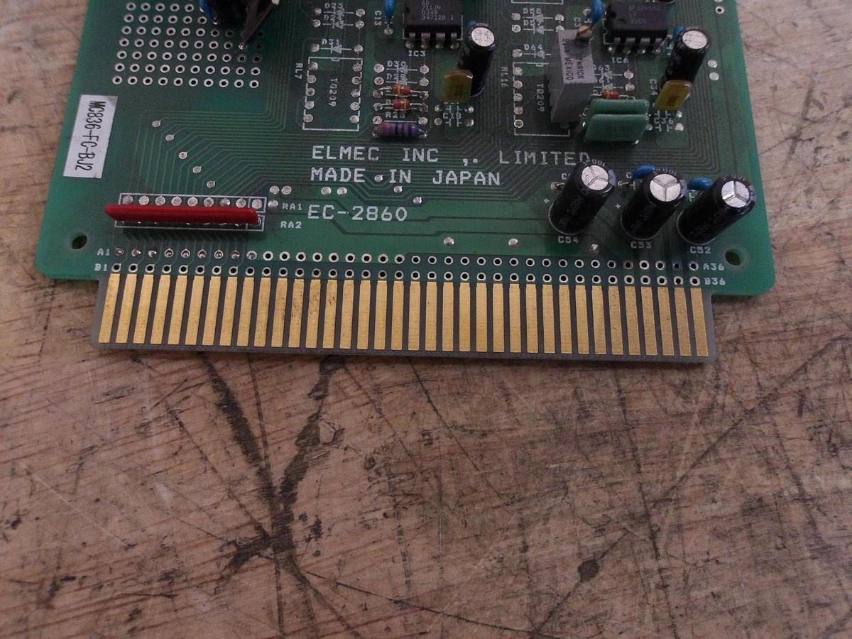 Used ELMEC EC-2860-MC836-FC-BJ2 CIRCUIT BOARD, #9171025G USED