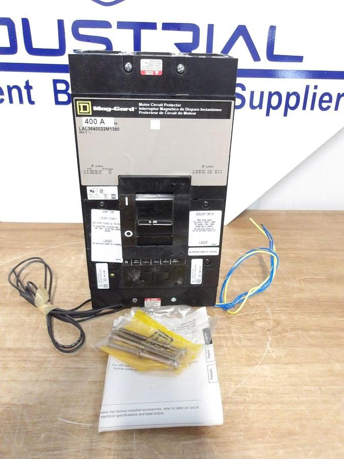 Used SQUARE D 400 AMP MAG-GARD BREAKER 600 V, #224312G NEW