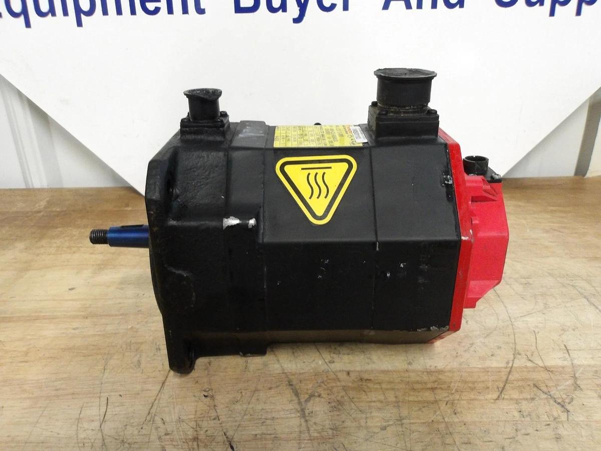 Used FANUC A06B-0235-B605 S000 AC SERVO MOTOR, 4000 RPM, #617950G REMANUFACTURED