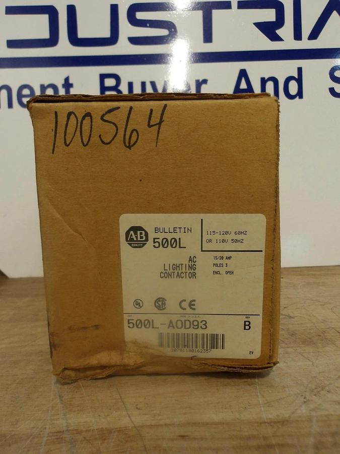 ALLEN BRADLEY 500L-A0D93 LIGHTNING CONTACTOR, #425 NIB