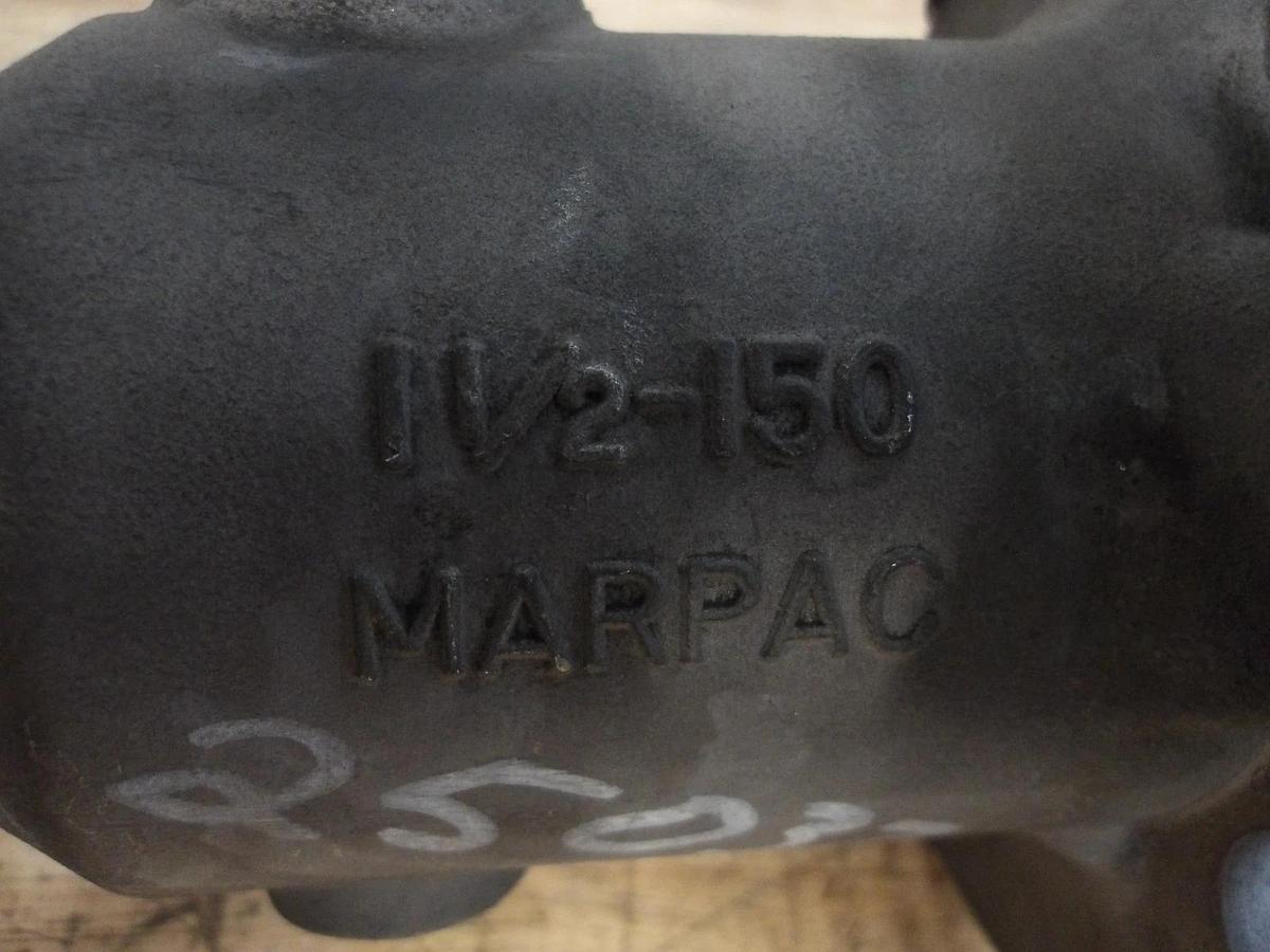 Used MARPAC 1-1/2" S/S BALL VALVE C470-RT, #7141135G NEW