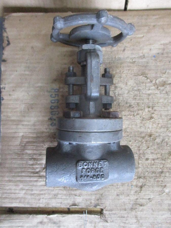 Used BONNEY FORGE 1" IRON GATE VALVE (THREADED) #78140J NEW