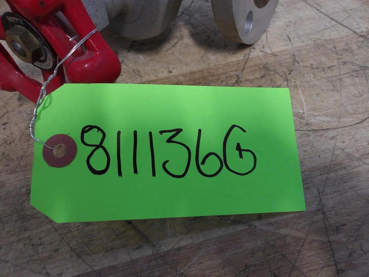 Used KITZ 1-1/2 150 DUCTILE GLOBE VALVE, #811136G NEW