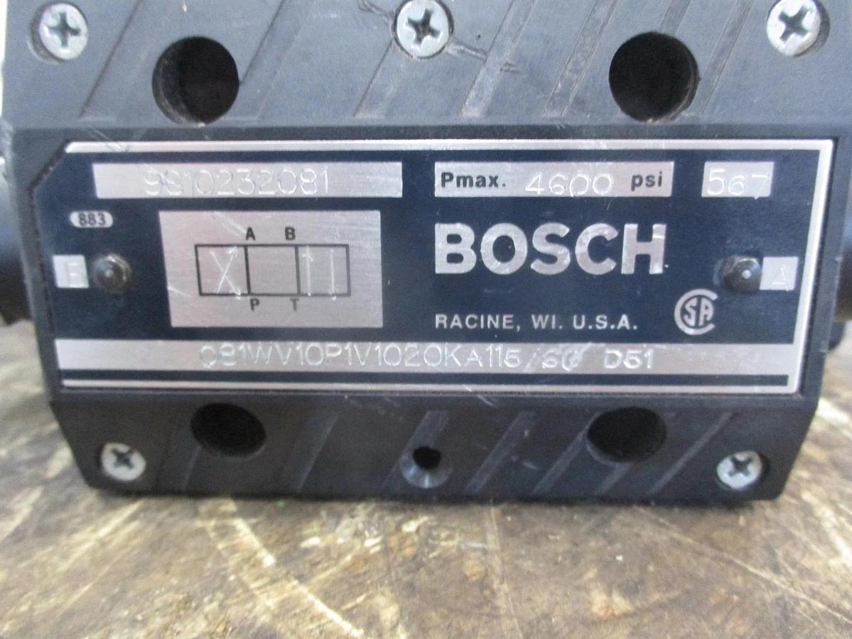 Used BOSCH 9810232081 VALVE, #828853J USED