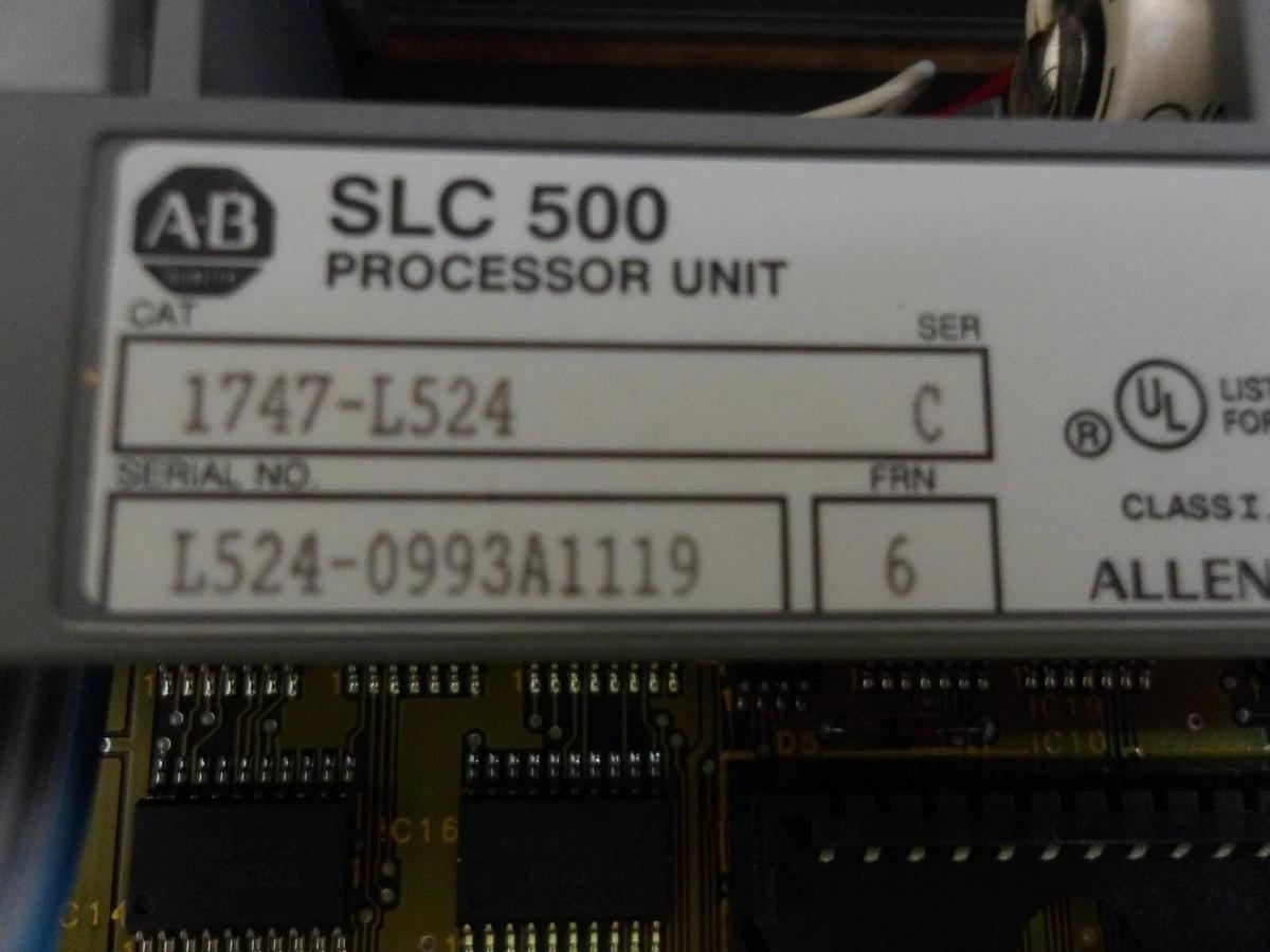 ALLEN BRADLEY SLC500 SMALL LOGIC CONTROLLER 1747-L524-SLC5/02CPU, #5151056G NIB