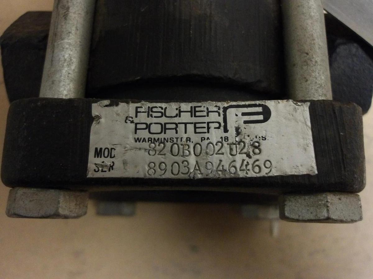 Used FISCHER PORTER 1/2" FLOW INDICATOR 820B002U28 (LOT OF 3) #4151000G NEW