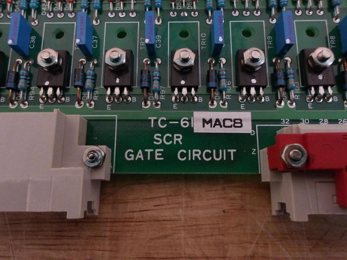 Used DENKO TC-6MAC8 CIRCUIT BOARD, #312852G PARTS ONLY