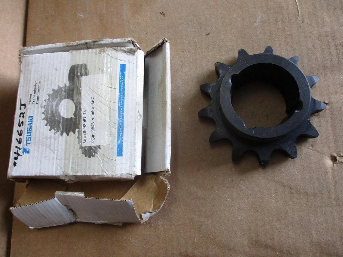 TSUBAKI H80BTL13 ROLLER CHAIN SPROCKET, #416652J NIB