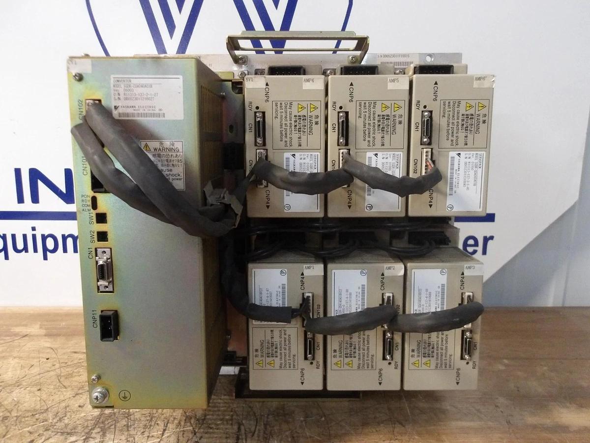 Used YASKAWA 6AXIS ROBOT SERVO-PACK UNIT SGDR-EA1400N, #128151G USED