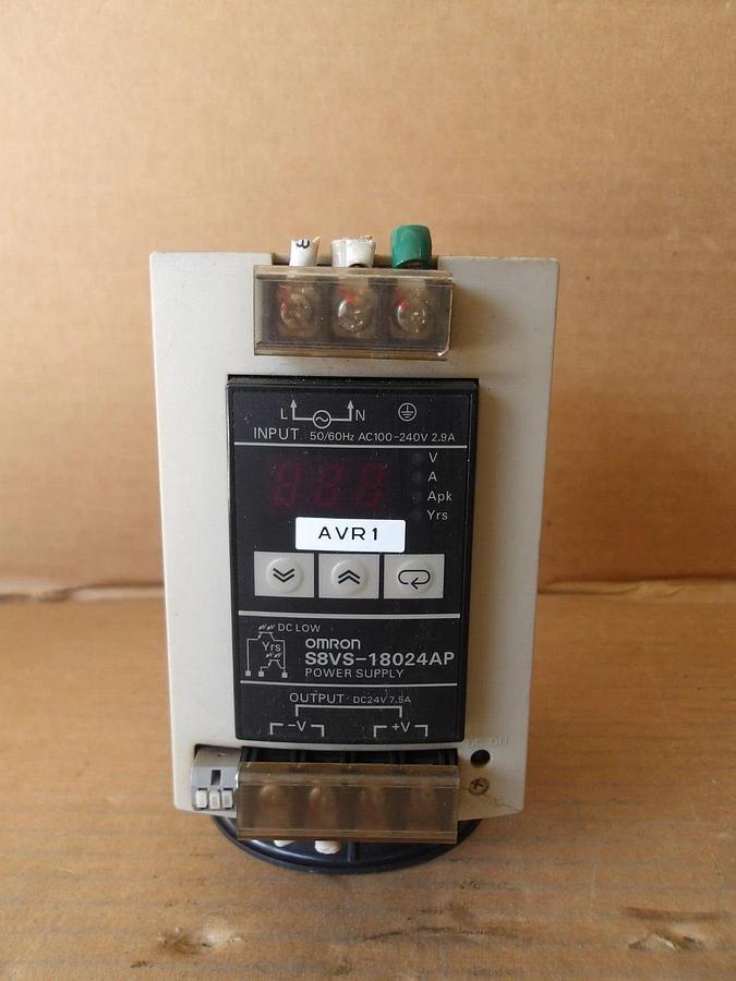 Used OMRON S8VS-18024AP/ED2 POWER SUPPLY, #11121045G USED