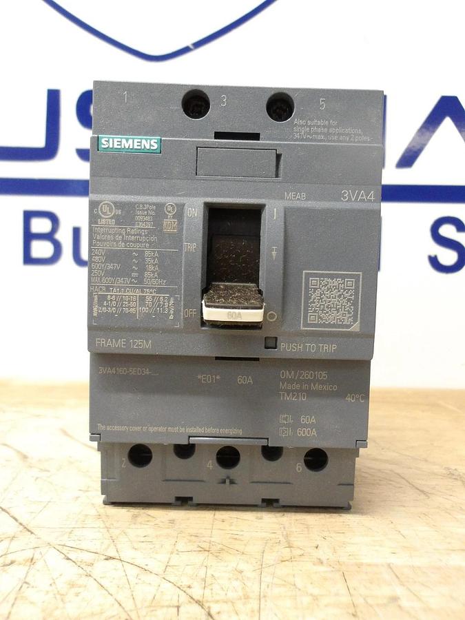 SIEMENS 60 AMP BREAKER 480-600 V, #714141G NIB