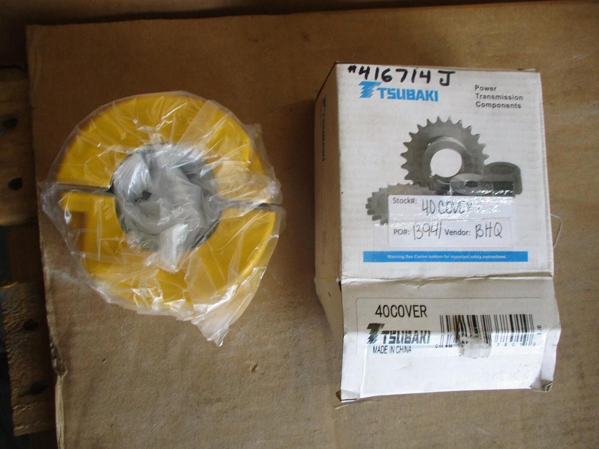 TSUBAKI 40COVER CHAIN COUPLING COVER, #416714J NIB