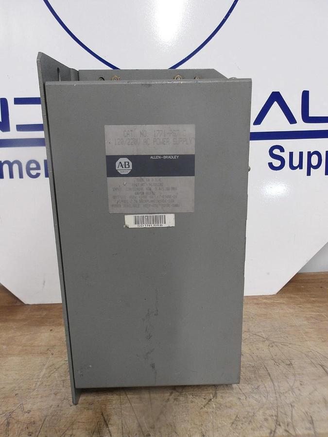 Used ALLEN BRADLEY 1771-PS7-C POWER SUPPLY, 120-220 V, #919242G USED