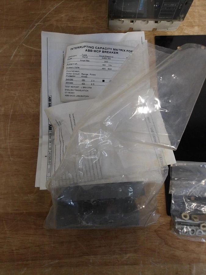 Used ABB SACES4 250 AMP BREAKER, 240-480-600 V, #224200G NEW