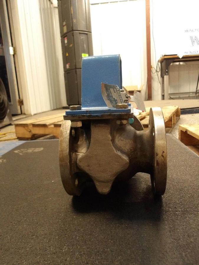Used JAMESBURY 3" 3-WAY S/S BALL VALVE, #54134G NEW