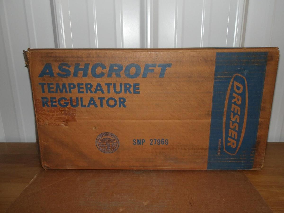 DRESSER ASHCROFT 2100 TEMP REGULATOR 3/4", #115210G NIB