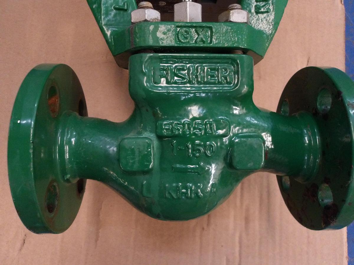 Used FISHER 1" STEEL CONTROL VALVE DVC2000, #911918G USED