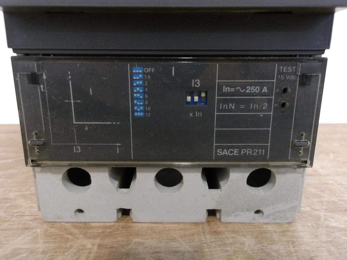 Used ABB SACES4 250 AMP BREAKER, 240-480-600 V, #224200G NEW