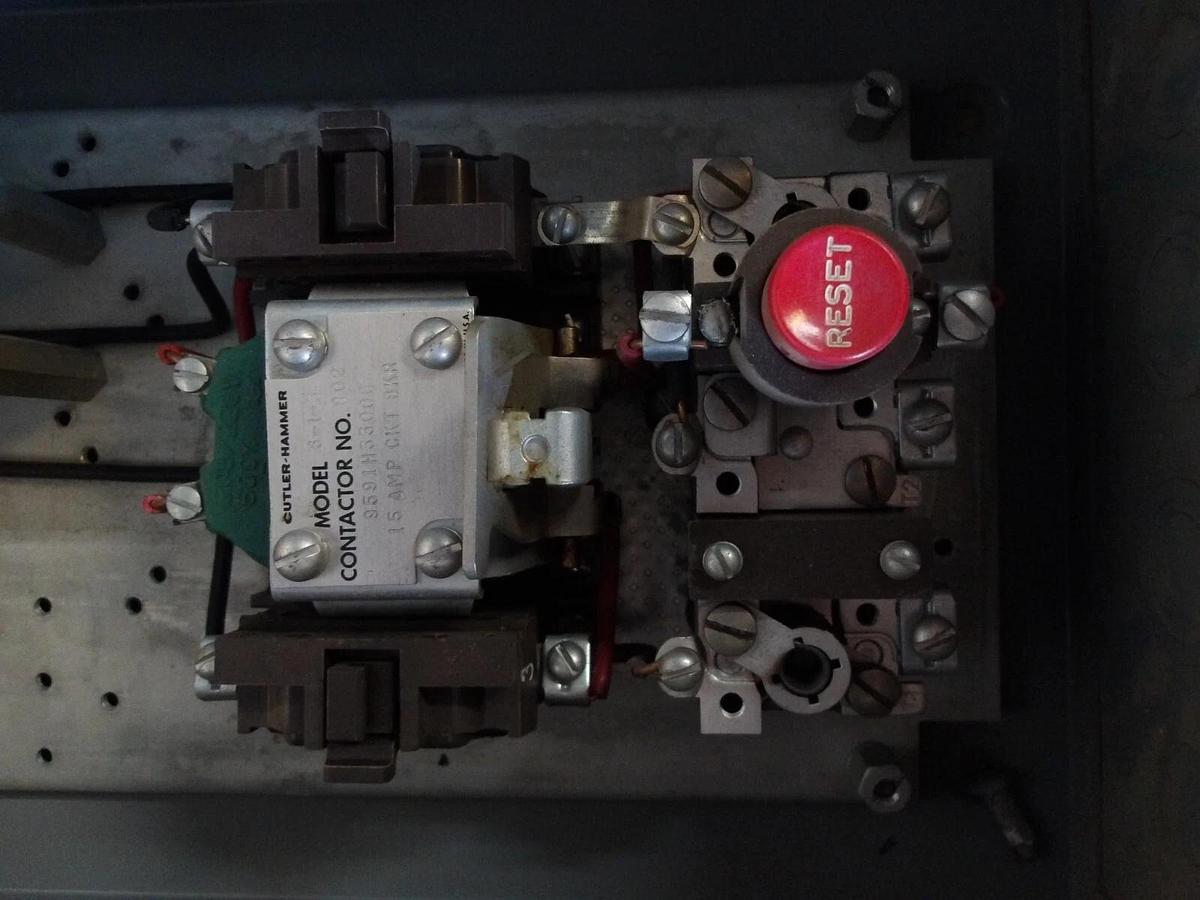 Used CUTLER HAMMER 9591 AUTOMATIC STARTER, SIZE 0, #6211000G USED