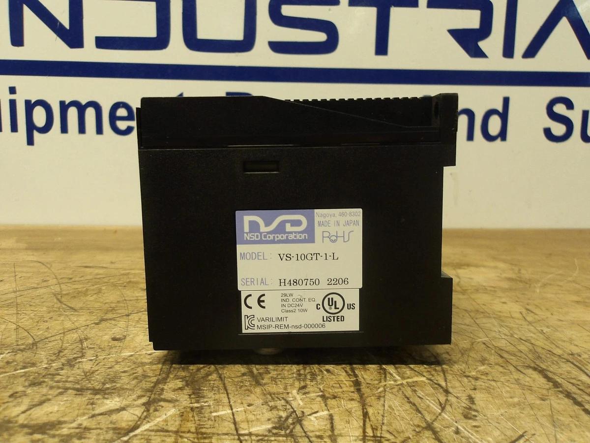 Used NSD VARILIMIT VS-10GT-1-L LIMIT SWITCH OUTPUT CONTROLLER, #130834G USED