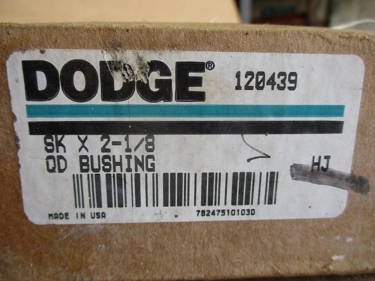 DODGE 120439 BUSHING SKX2-1/8 QD, #4151127J NIB