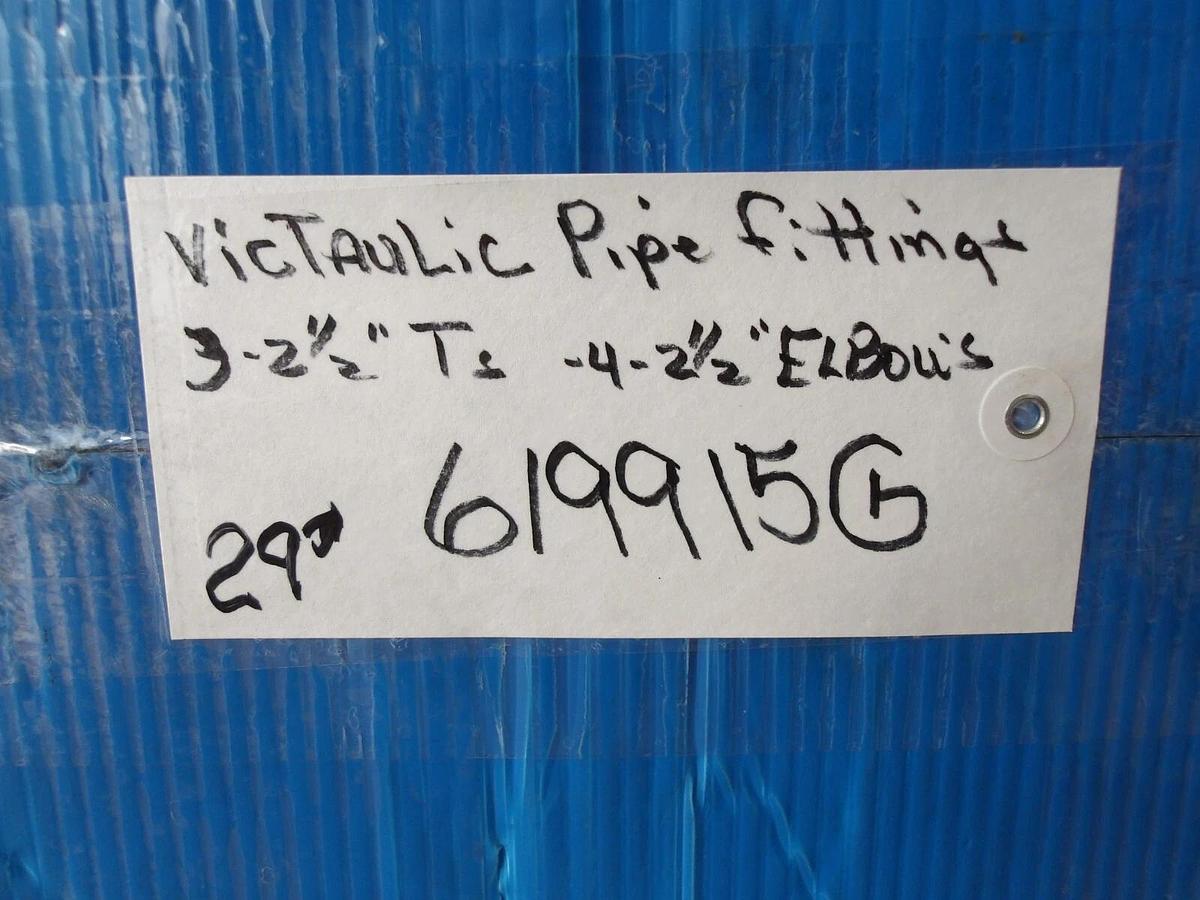 Used UICTAULIC PIPE FITTINGS (LOT OF 7) #619915G NEW