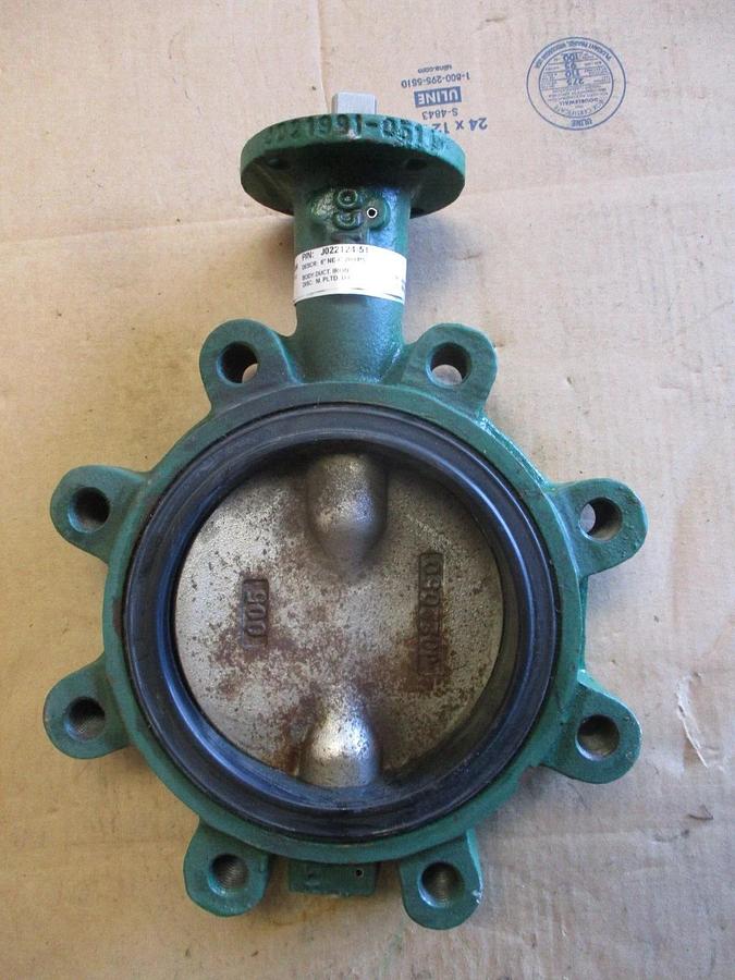 Used CAMERON 6" BUTTERFLY VALVE (NO HANDLE) #4221045J NEW