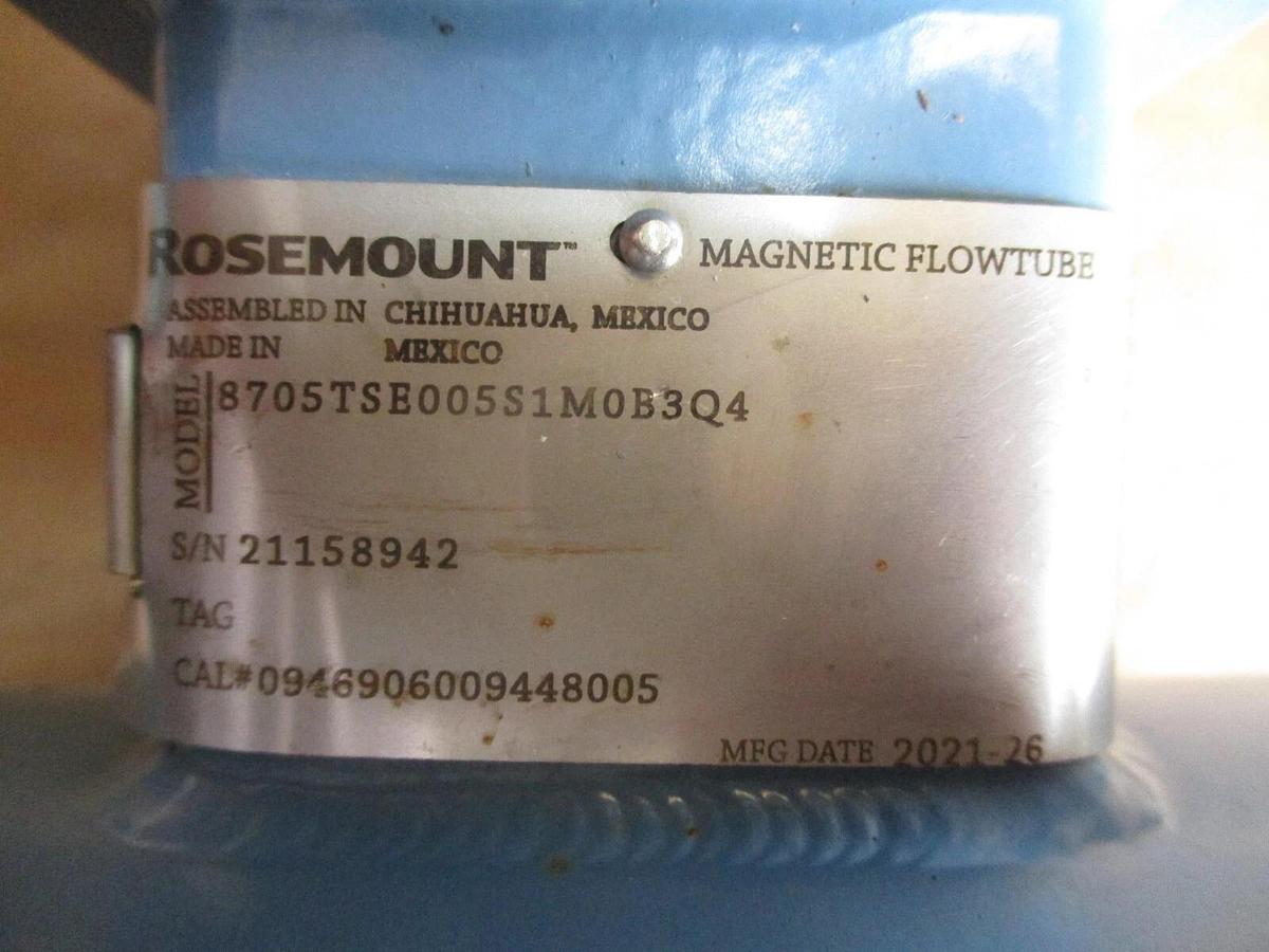 Used ROSEMOUNT 8705T MAGNETIC 1/2" FLOWTUBE, #491022J PARTS ONLY