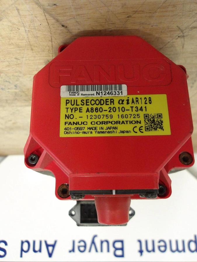 Used FANUC A06B-0212-B605 AC SERVO MOTOR, 4000 RPM, #5141053G REMANUFACTURED