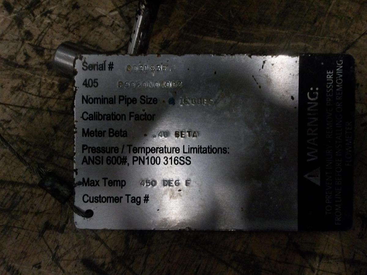 Used ROSEMOUNT 3051 FLOW METER 2"