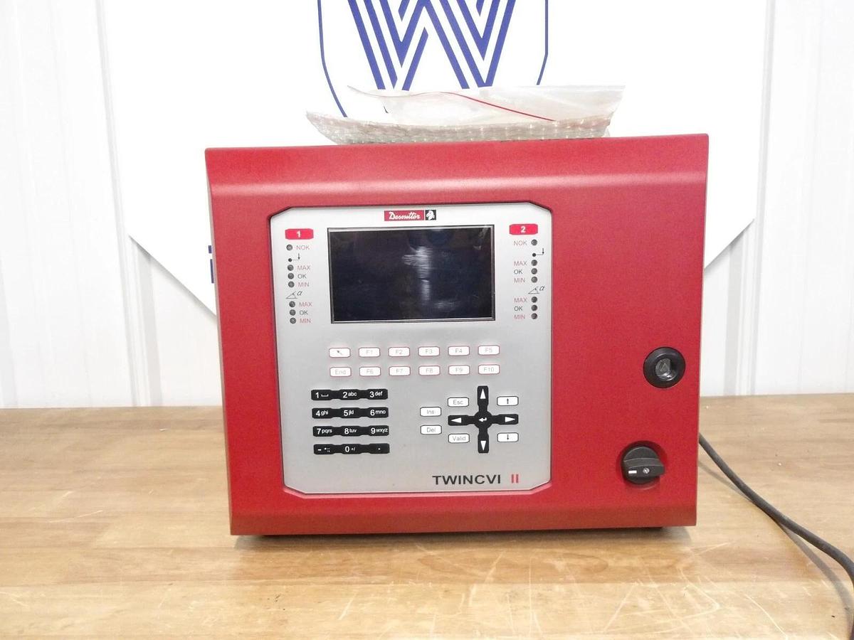 Used DESOUTTER 6159326650 TWIN CV1 II TOOL CONTROLLER, #2181030G NEW