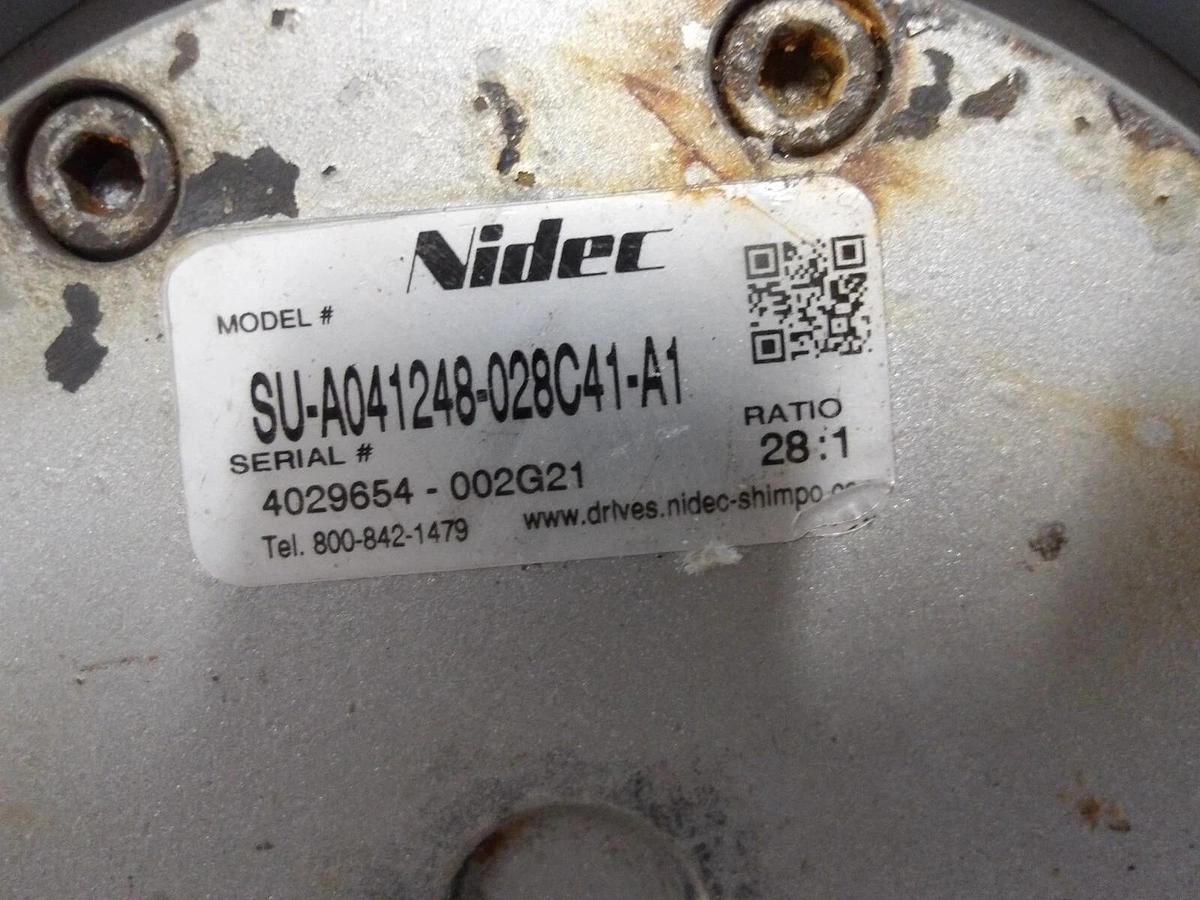 Used NIDEC SUA33-1001G28C41 DRIVE, RATIO 28:1, #527213G NEW