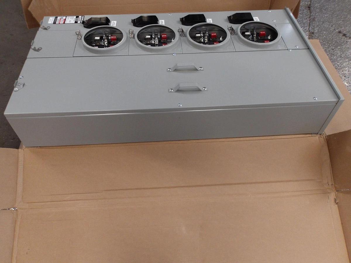 SIEMENS 4 GANG WP SERIES METERING SYSTEM WP4411RJ, #6121143G NIB