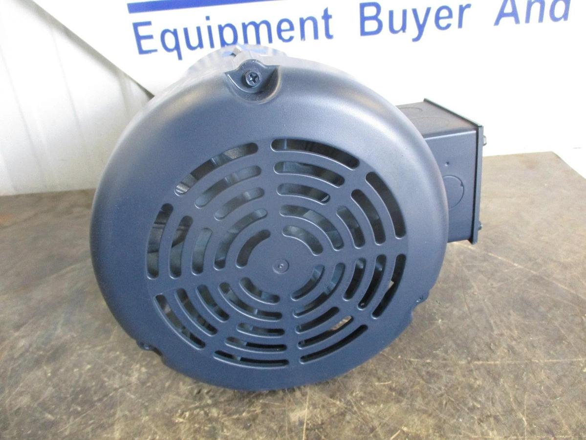 Used LEESON 2 HP MOTOR, FR 145T, 1740 1440 RPM, #691029J NEW