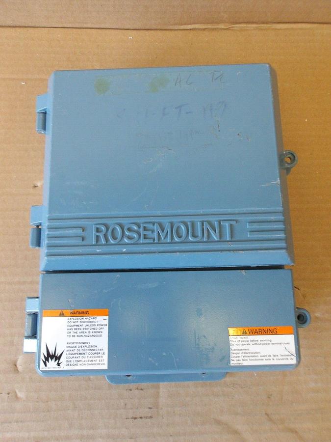 Used ROSEMOUNT 8712CR12N0F0235 MAGNETIC FLOW TRANSMITTER, #627220G USED
