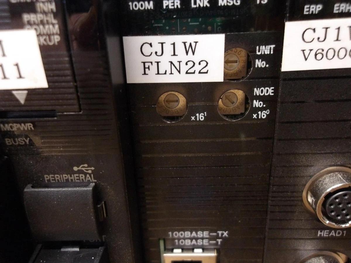 Used OMRON SYSMAC CPU CJ2M-CPU11 MODULE & CARDS, #114949G USED