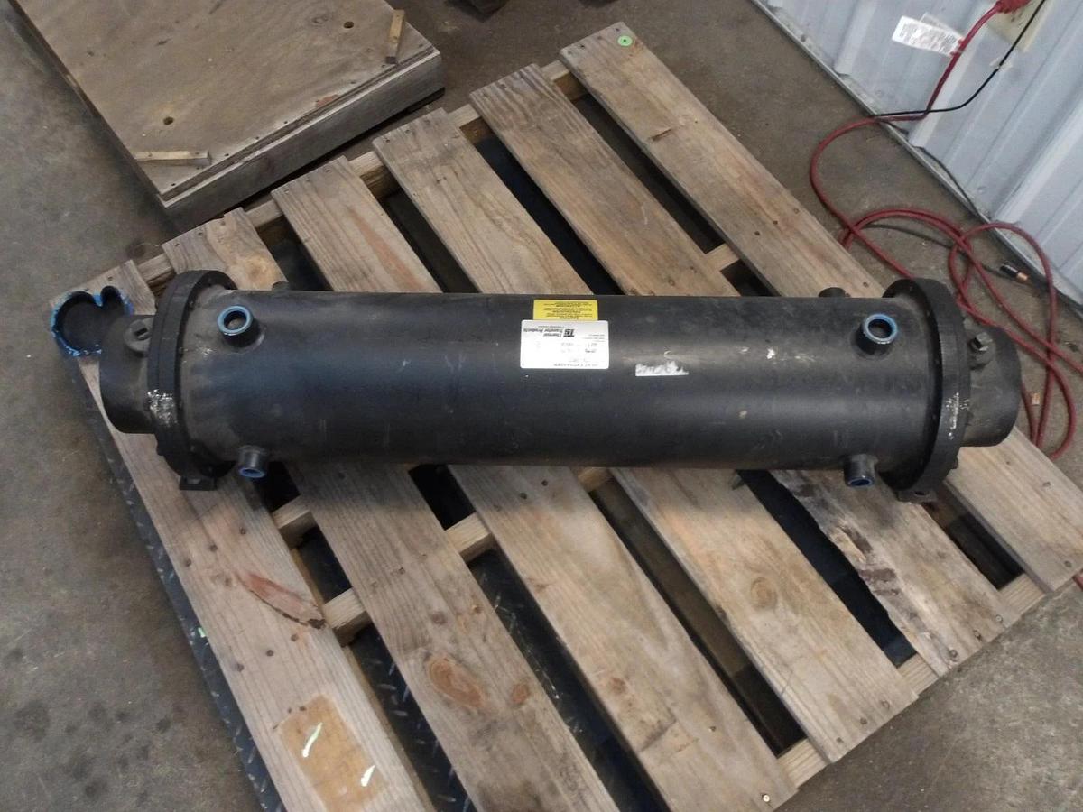Used THERMAL TRANSFER 4" X 1" HEAT EXCHANGER C-1736-89523, #7251206G NEW