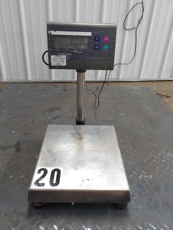 Used METTLER TOLEDO WILDCAT DIGITAL SCALE 300KG/60LBS, MAX 3000, #812212G USED