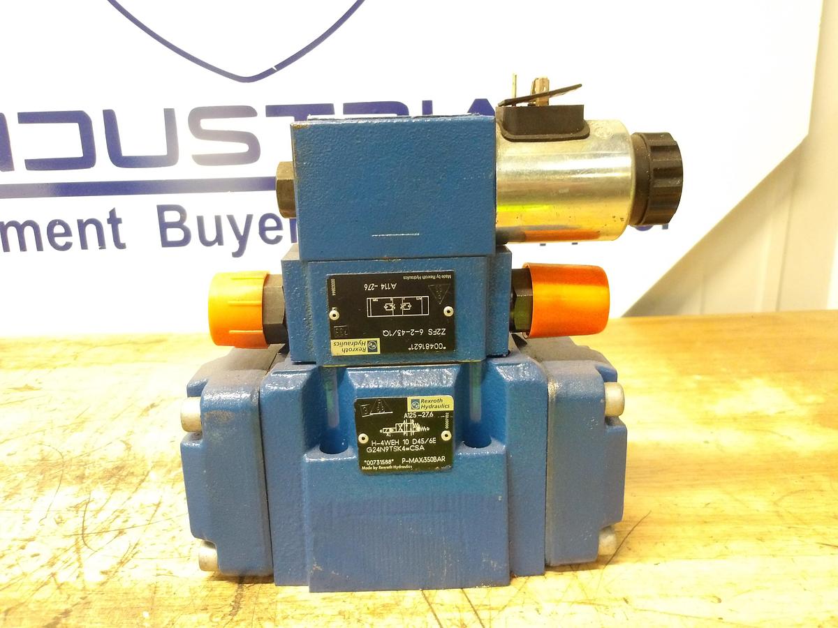 Used REXROTH 4WE-6-D62/EG24N9K4-CSA DIRECTIONAL VALVE