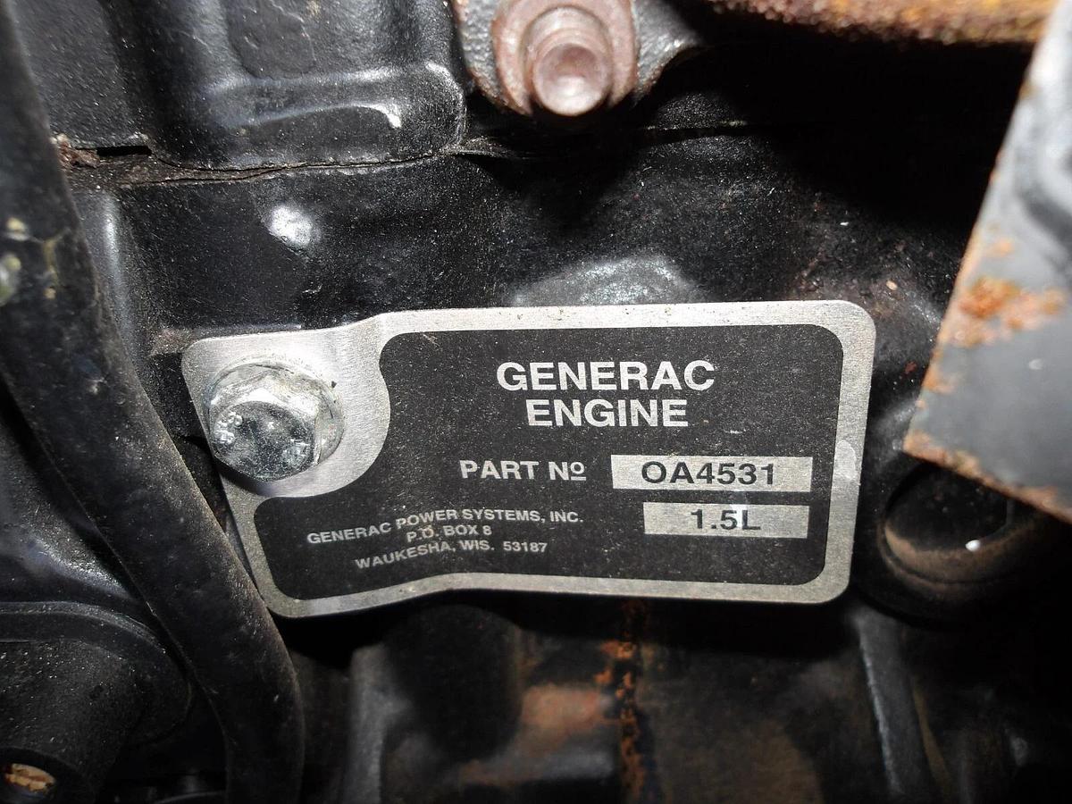 Used GENERAC SG0047250 POWER GUARDIAN GENERATOR SET, #917300G PARTS ONLY