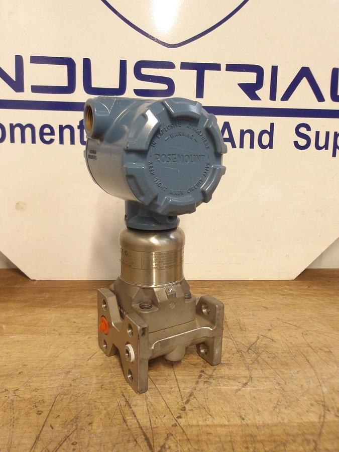 Used ROSEMOUNT 3051 PRESSURE TRANSMITTER, #829745G NEW